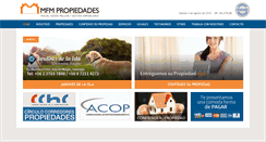 Desktop Screenshot of mfmpropiedades.cl